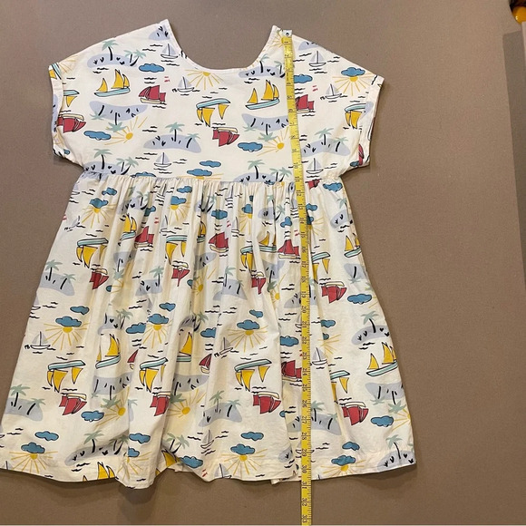 Petit Bateau Girl’s Short Sleeve Poplin Dress Size 12 - Picture 10 of 11